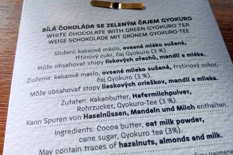 Jordi's TOKIWA Gyokuro White Chocolate Limited