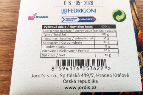 Jordi's ciemna czekolada 100% Ecuador Limited