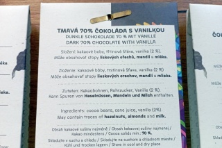 Jordi's RUSTIC VANILLA ciemna czekolada 70%